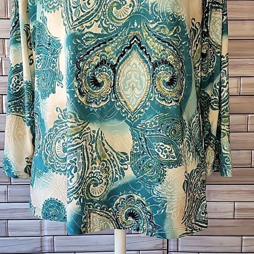 JM Collection blouse Size PS - Picture 3 of 9